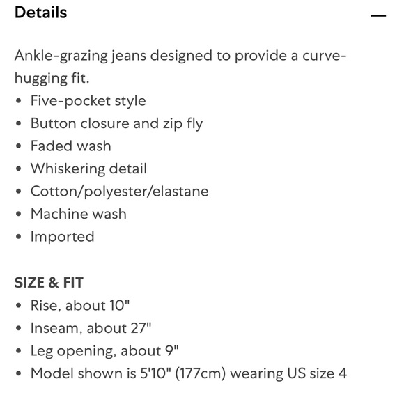 [SOLD] Blair High-Rise Skinny Jeans “Blair” size 28 - Picture 3 of 7